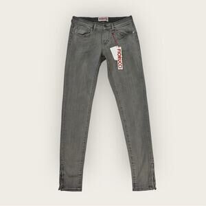 NWT | Fiorucci | Skinny Jeans | Gray Wash | Size 28